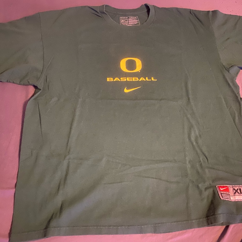 Green Men’s Nike XL Oregon Ducks Baseball T-shirt